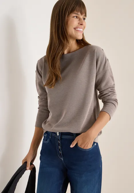T-shirt doux mélangé chocolate mousse melange