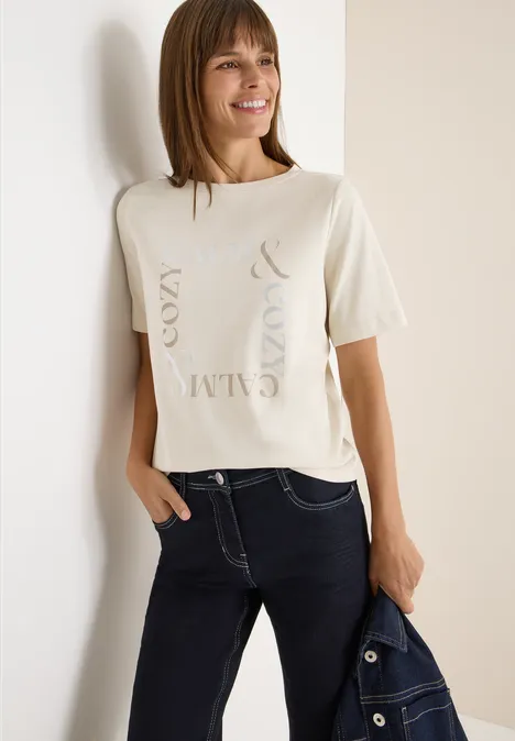 T-shirt avec impression sur le devant null