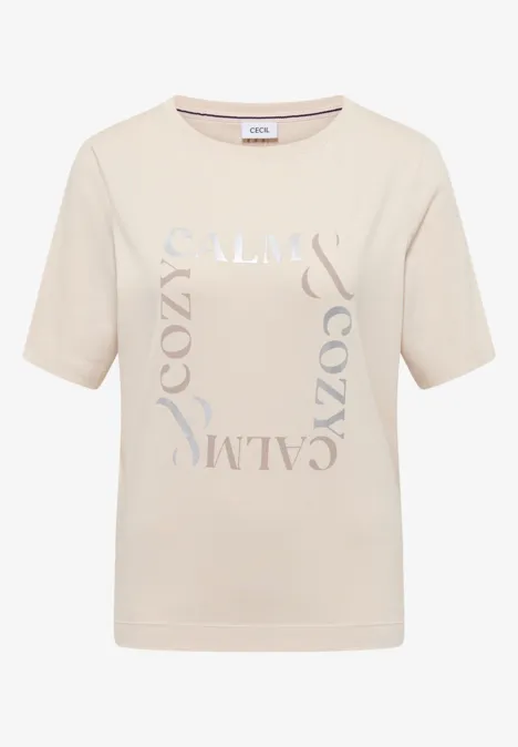 T-shirt avec impression sur le devant null