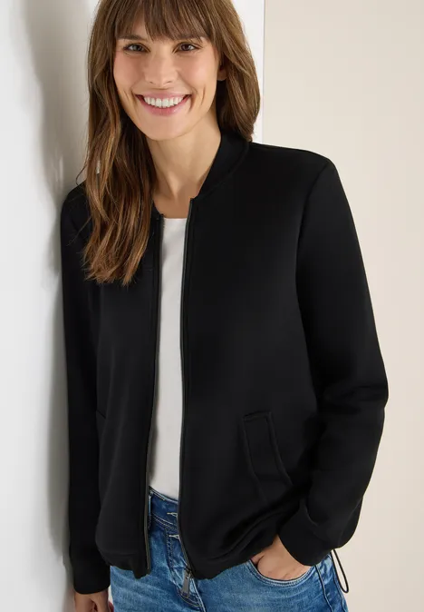 Zacht piquée jasje Black