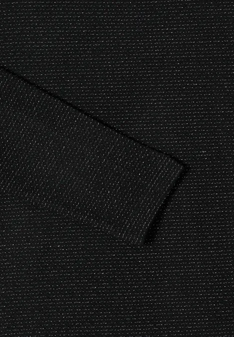 Glitzer Strukturshirt Black Glitzer Strukturshirt Black