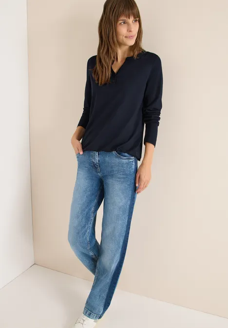 Shirt im Tunika-Look urban dark blue