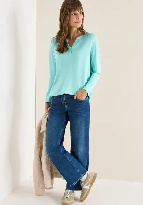 Shirt im Tunika-Look sea foam blue