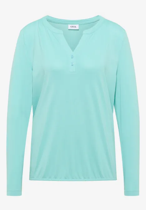 Shirt im Tunika-Look sea foam blue