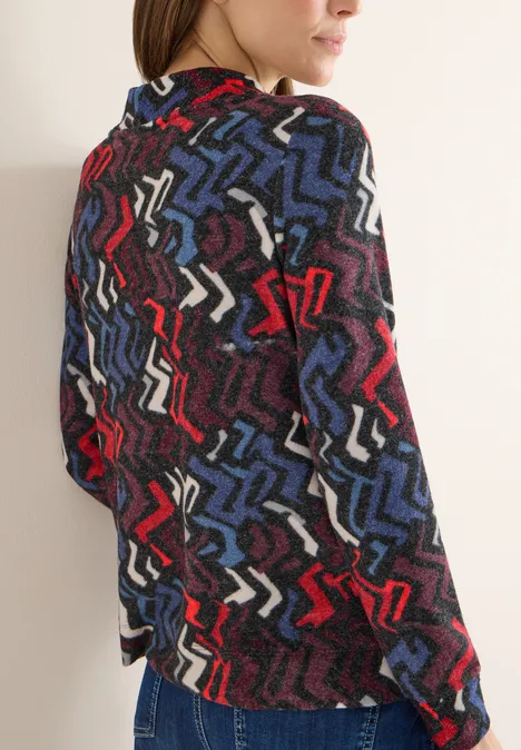 Shirt met grafisch patroon null