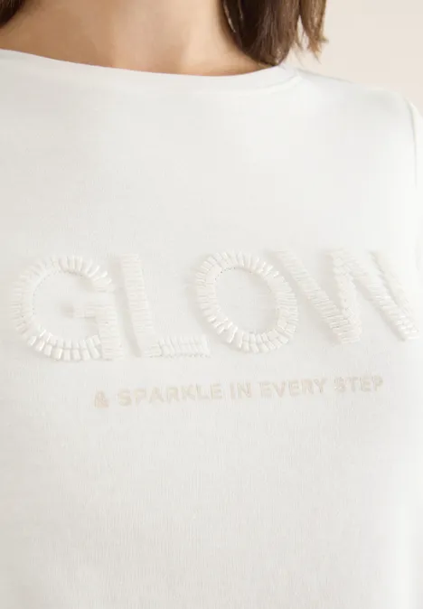 Shirt mit Wording vanilla white Shirt mit Wording vanilla white
