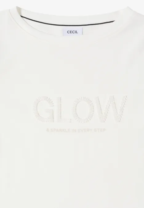 Shirt mit Wording vanilla white Shirt mit Wording vanilla white