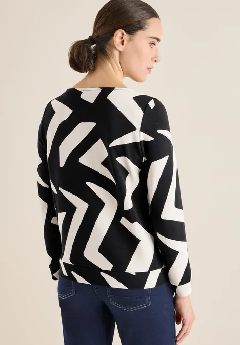 Ottoman Shirt mit Muster light greige Ottoman Shirt mit Muster light greige