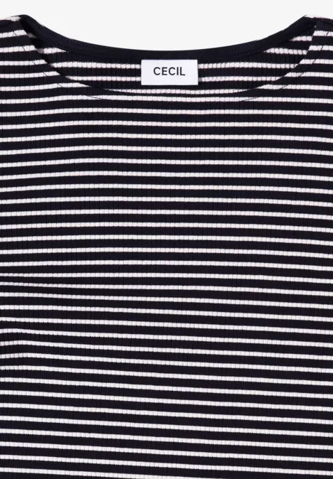 Gestreept shirt urban dark blue Gestreept shirt urban dark blue