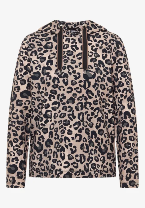 Leo Kapuzenshit urban taupe