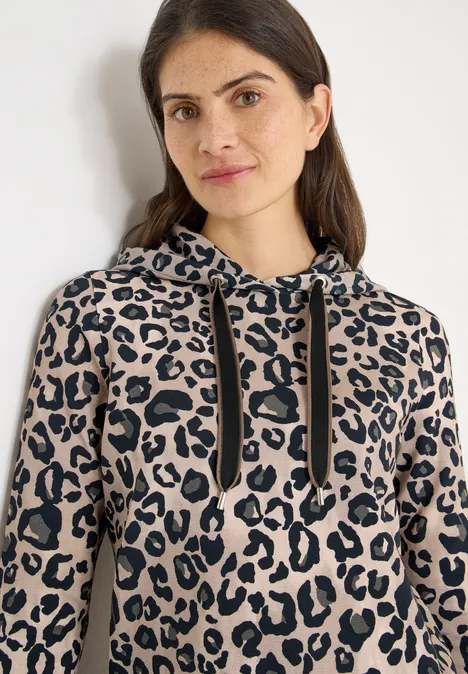 Leo Kapuzenshit urban taupe