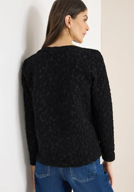 Leo jacquard shirt Black Leo jacquard shirt Black