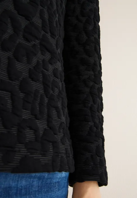 Leo jacquard shirt Black Leo jacquard shirt Black