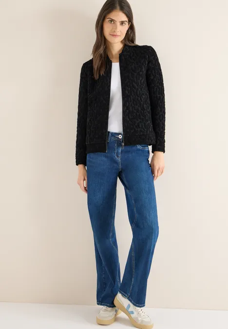 Leo jacquard jas Black Leo jacquard jas Black