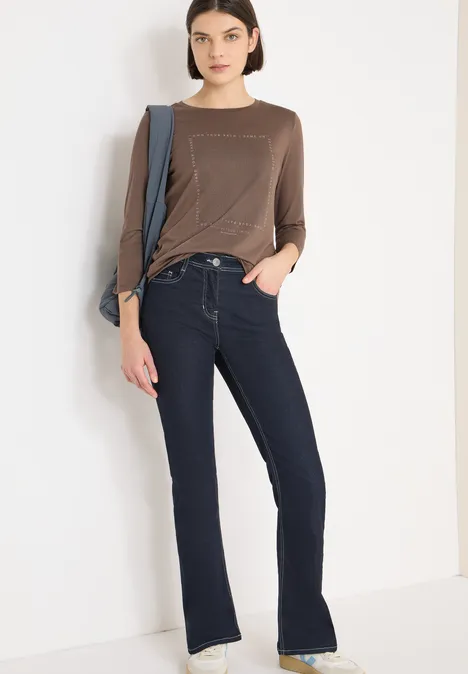 Shirt met edelstenen null