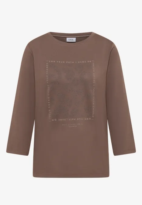 Shirt met edelstenen null