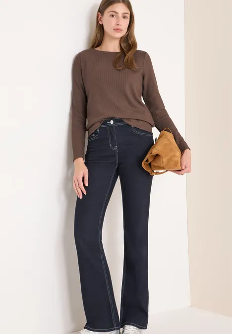 T-shirt à motifs structurés urban taupe T-shirt à motifs structurés urban taupe