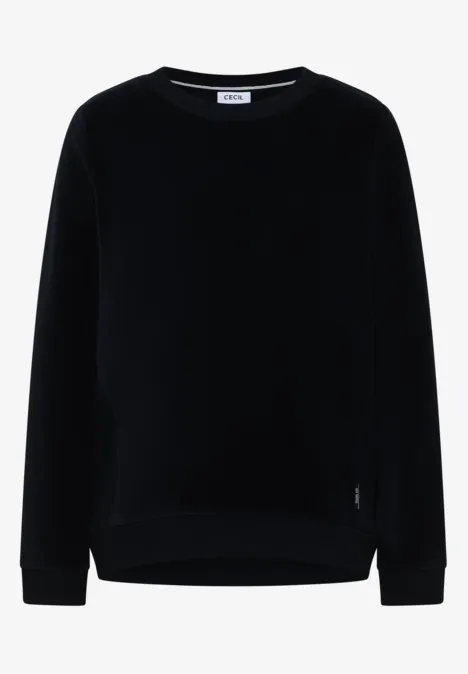 Shirt met zachte structuurmix universal blue Shirt met zachte structuurmix universal blue