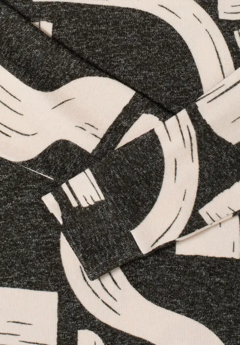 T-shirt à motifs mélangés raw khaki melange