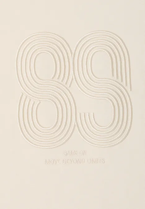 Shirt met borduursel pearl beige