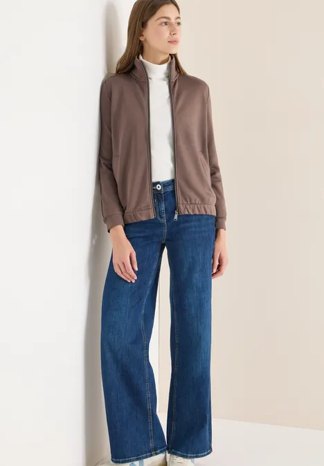 Jacke mit Tape urban taupe Jacke mit Tape urban taupe