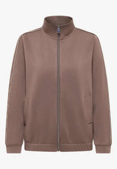 Jacke mit Tape urban taupe Jacke mit Tape urban taupe