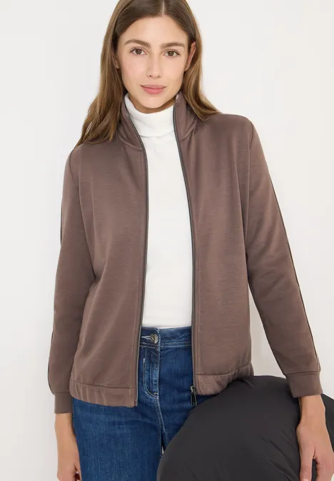 Jacke mit Tape urban taupe Jacke mit Tape urban taupe
