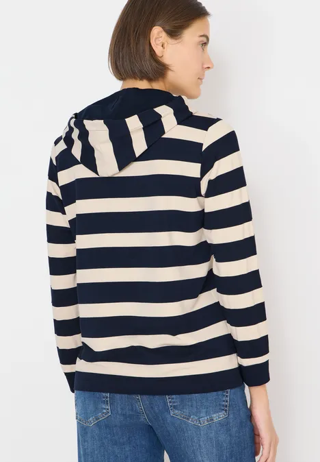 Sweat à capuche rayé universal blue