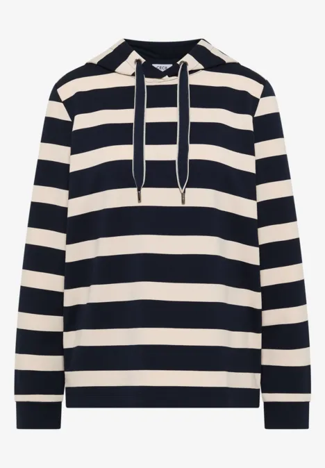 Sweat à capuche rayé universal blue