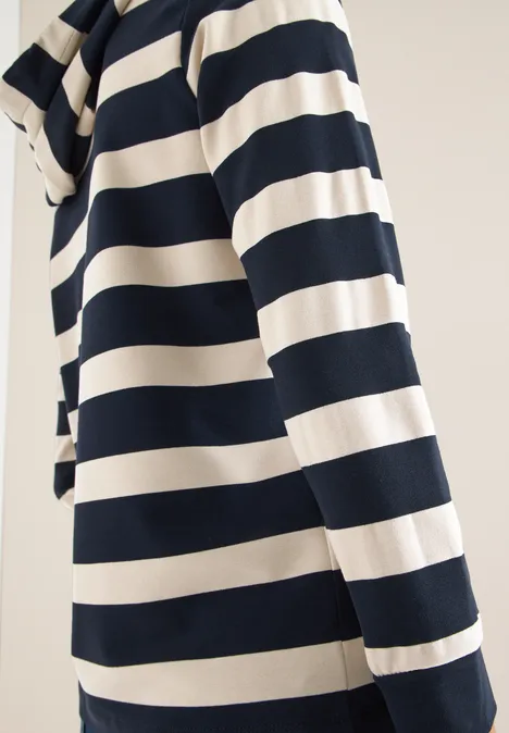 Sweat à capuche rayé universal blue