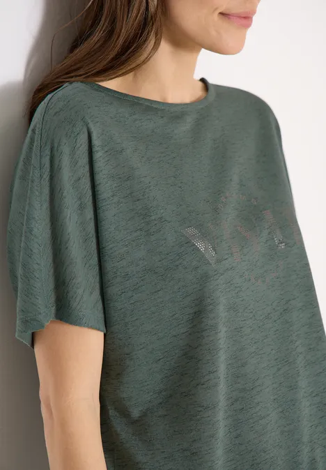 Dropped Shoulder Shirt in Leinen-Optik just khaki Dropped Shoulder Shirt in Leinen-Optik just khaki