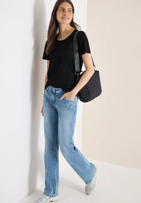 T-shirt basique à col rond en pack de 2 black/white