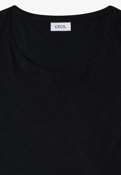 T-shirt basique à col rond en pack de 2 grain beige/black