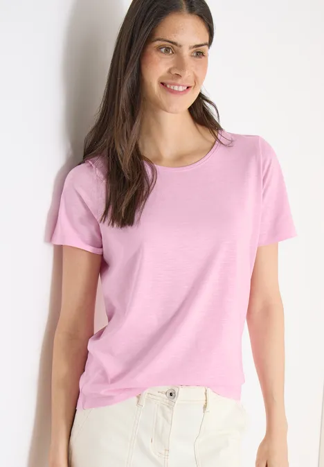 T-shirt basique à col rond en pack de 2 blush rose/sweet grape red