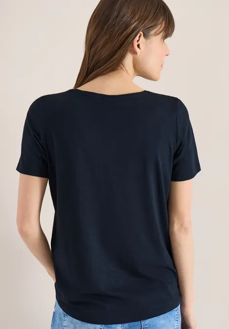 T-shirt basique à col rond en pack de 2 sweet grape red/universal blue