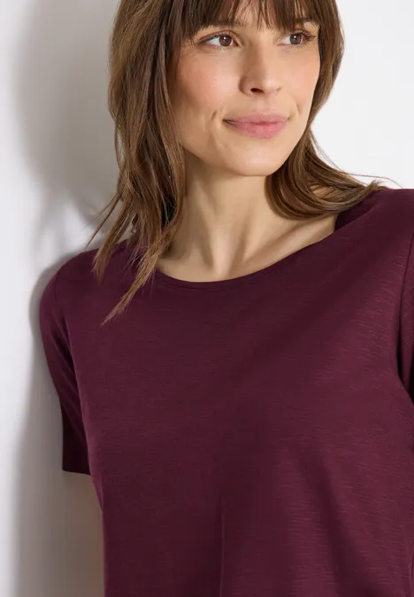 T-shirt basique à col rond en pack de 2 sweet grape red/universal blue