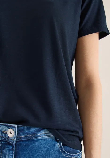 T-shirt basique à col rond en pack de 2 universal blue/white