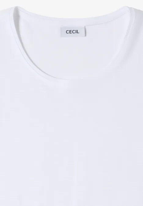 Basic Shirt met ronde hals in een 2-pack urban taupe/white