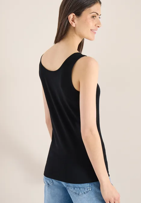 Basic Top mit Rundhals im 2er-Pack black/black