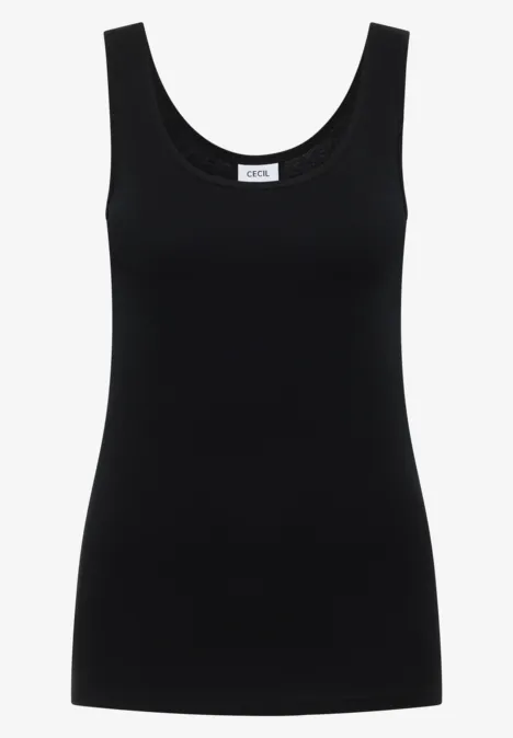 Basic Top mit Rundhals im 2er-Pack black/white