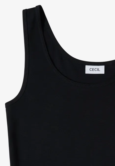 Top basique à col rond en pack de 2 grain beige/black