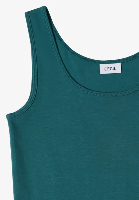 Basic Top mit Rundhals im 2er-Pack jungle green/universal blue