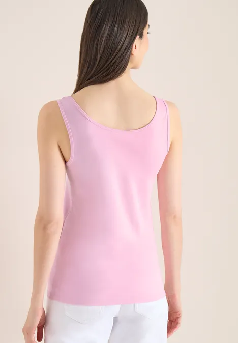 Top basique à col rond en pack de 2 blush rose/sweet grape red