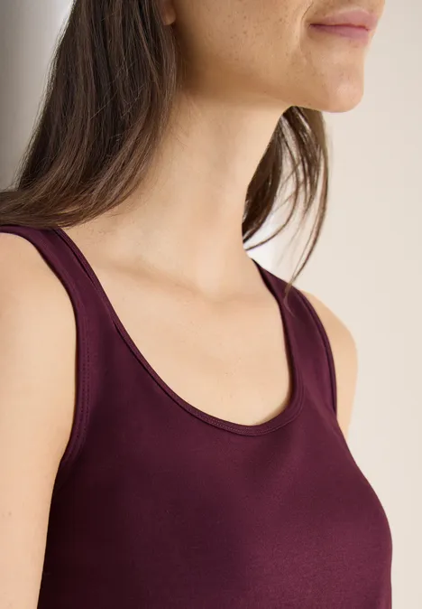 Top basique à col rond en pack de 2 blush rose/sweet grape red