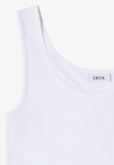 Basic Top mit Rundhals im 2er-Pack white/white