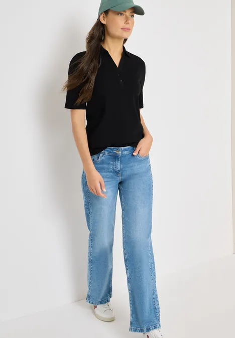 Koszulka Polo Basic z krótkim rękawem Black