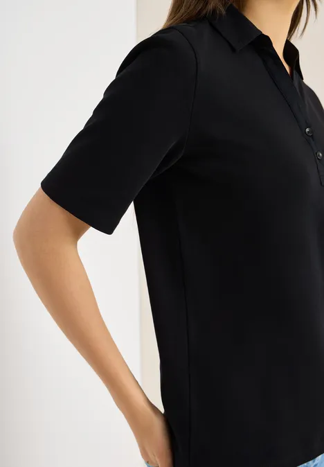 Koszulka Polo Basic z krótkim rękawem Black