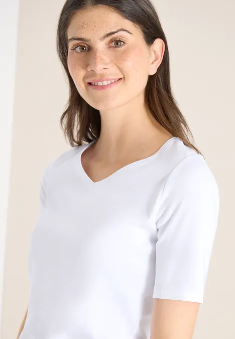 Basic koszulka bawełniana White