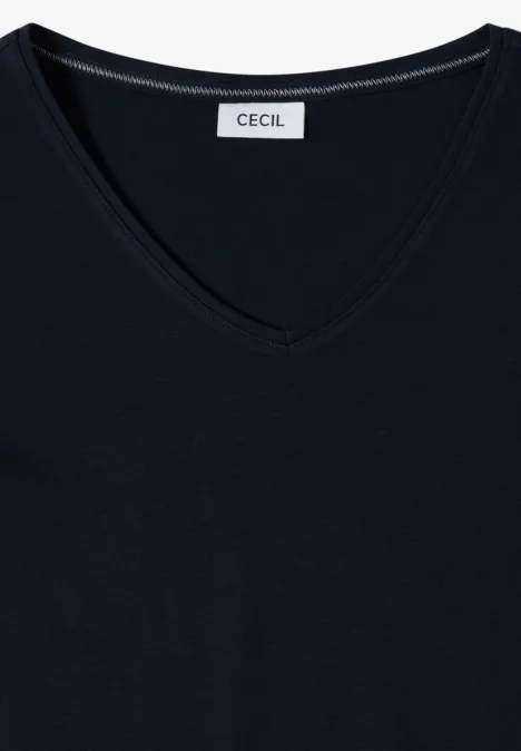 T-shirt basique en coton universal blue