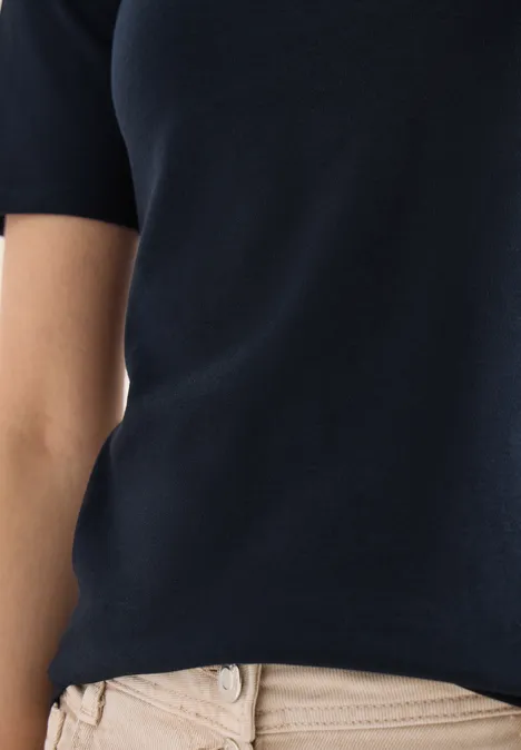 T-shirt basique en coton universal blue